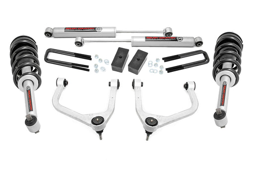 Rough Country 3.5 Inch Lift Kit, N3 Struts, GMC Sierra 1500 2WD/4WD (2019-2025 & Classic)