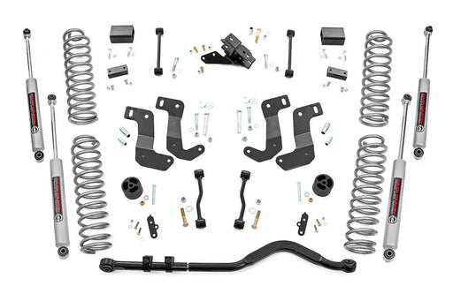 Rough Country 3.5 Inch Lift Kit, C/A Drop, 4-Door, EcoDiesel, Jeep Wrangler Unlimited JL 4WD (2020-2023)