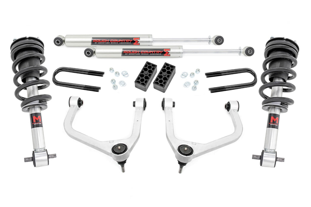 Rough Country 3.5 Inch Lift Kit - M1 - Rear Mono Leaf | Chevy Silverado 1500 2WD/4WD (25-26)