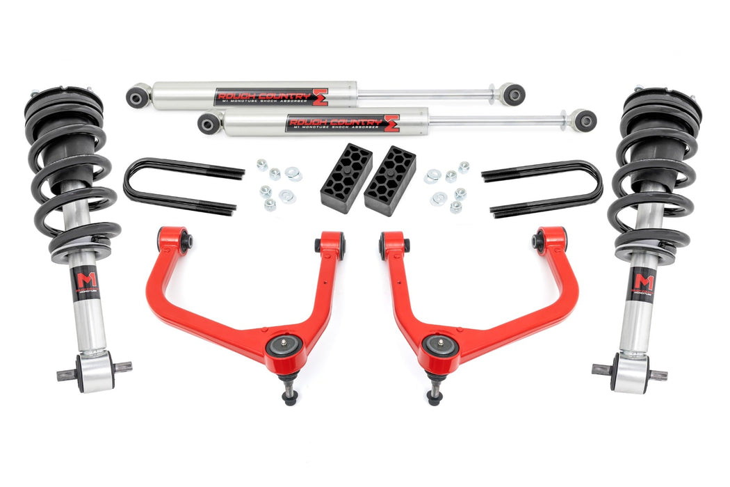Rough Country 3.5 Inch Lift Kit - M1 - Rear Mono Leaf | Chevy Silverado 1500 2WD/4WD (25-26)