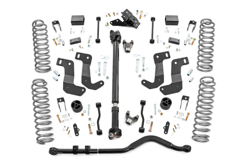 Rough Country 3.5 Inch Lift Kit - C/A Drop - 4-Door - 392, Jeep Wrangler Unlimited (18-23)