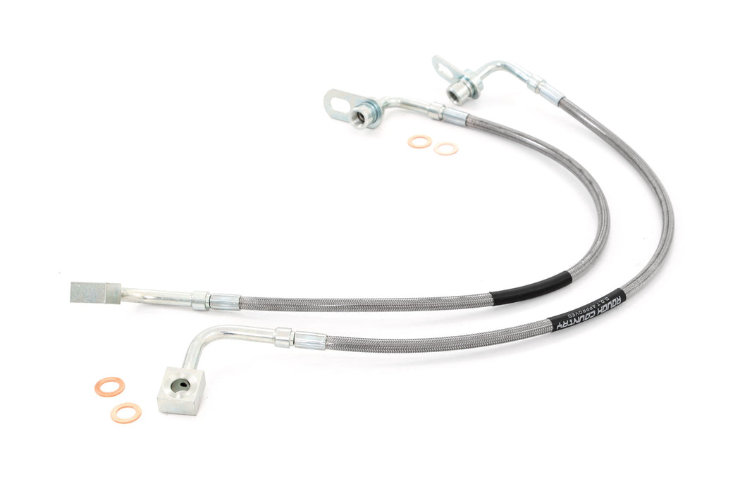 Rough Country Brake Lines - Front | Ram 1500 4WD (2019-2024)