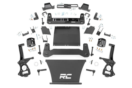 Rough Country 6 Inch Lift Kit, Adaptive Ride Control, Chevy/GMC Sierra 1500 (2019-2024)/Silverado 1500 (2021-2024)