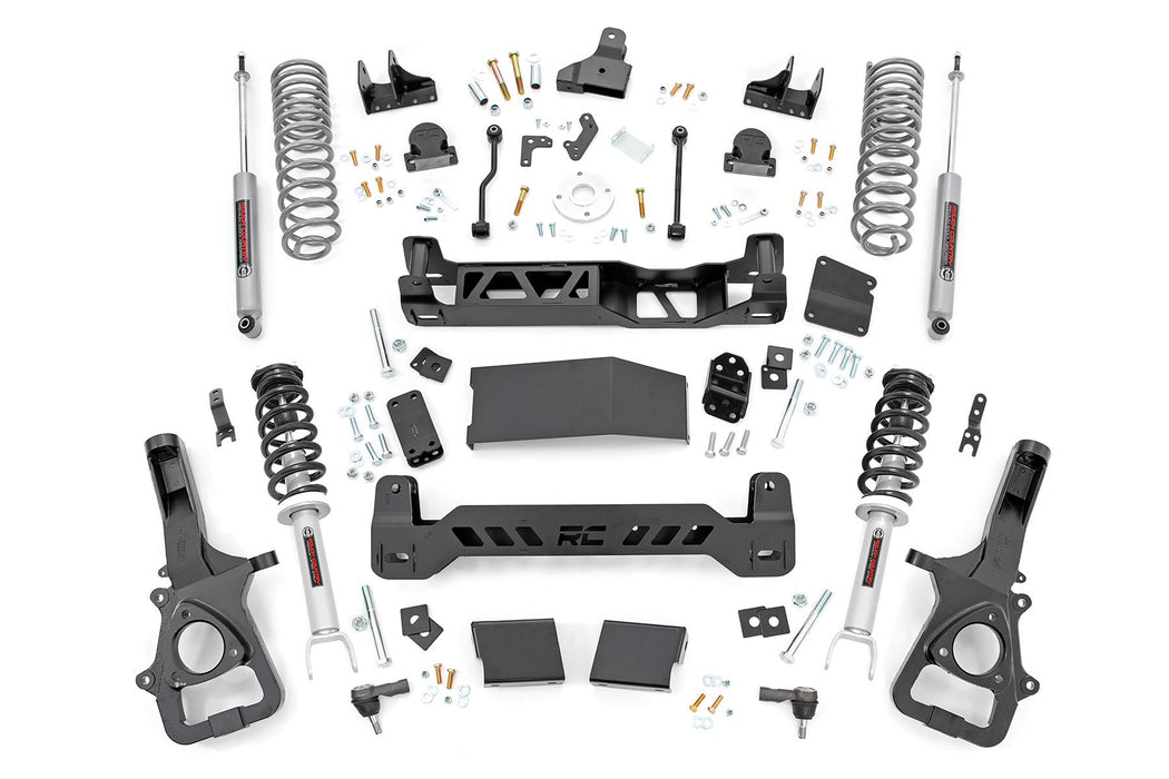 Rough Country 6 Inch Lift Kit - 22XL - N3 Struts - Dual Rate Coils | Ram 1500 4WD (19-24)