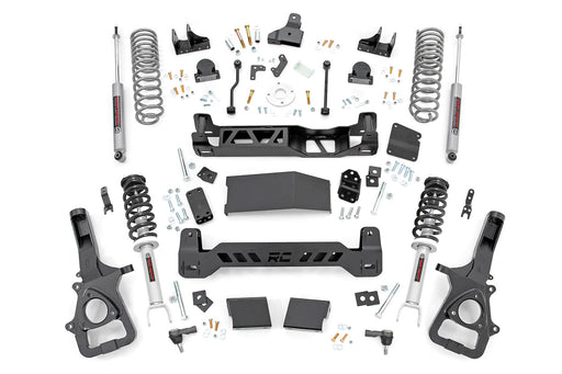 Rough Country 6 Inch Lift Kit, 22XL, N3 Struts, Dual Rate Coils, Ram 1500 4WD (2019-2024)