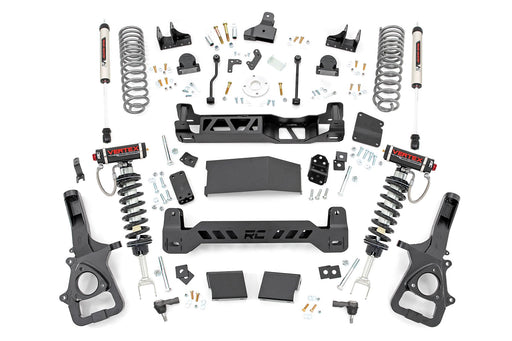 Rough Country 6 Inch Lift Kit, 22XL, Vertex/V2, Dual Rate Coils, Ram 1500 4WD (2019-2024)