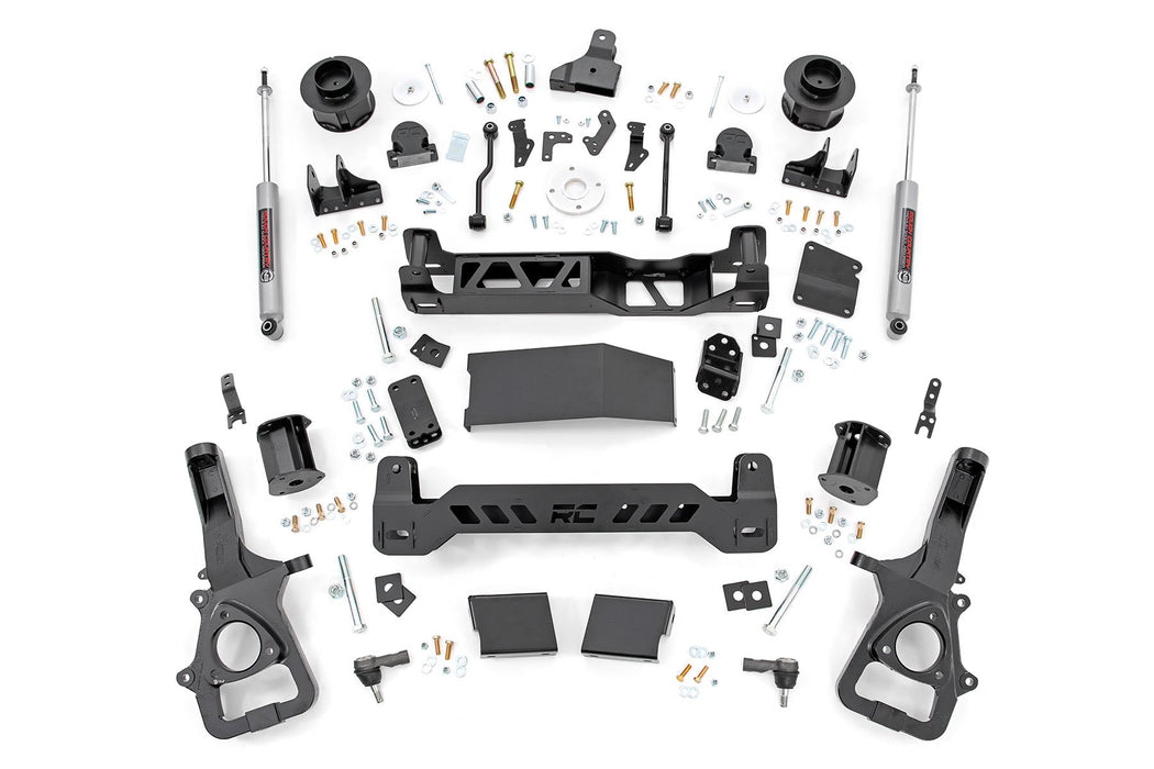 Rough Country 5 Inch Lift Kit - 22XL - Air Ride | Ram 1500 4WD (2019-2024)