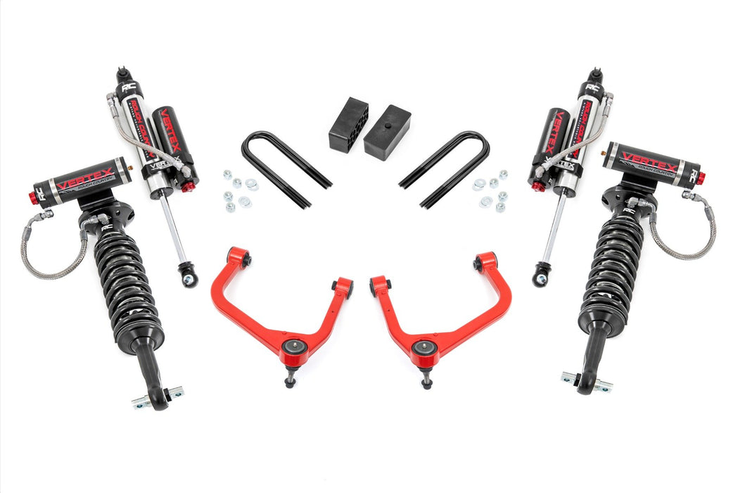 Rough Country 3.5 Inch Lift Kit - Mono Leaf Rear - Vertex | GMC Sierra 1500 2WD/4WD (2019-2025 &amp; Classic)