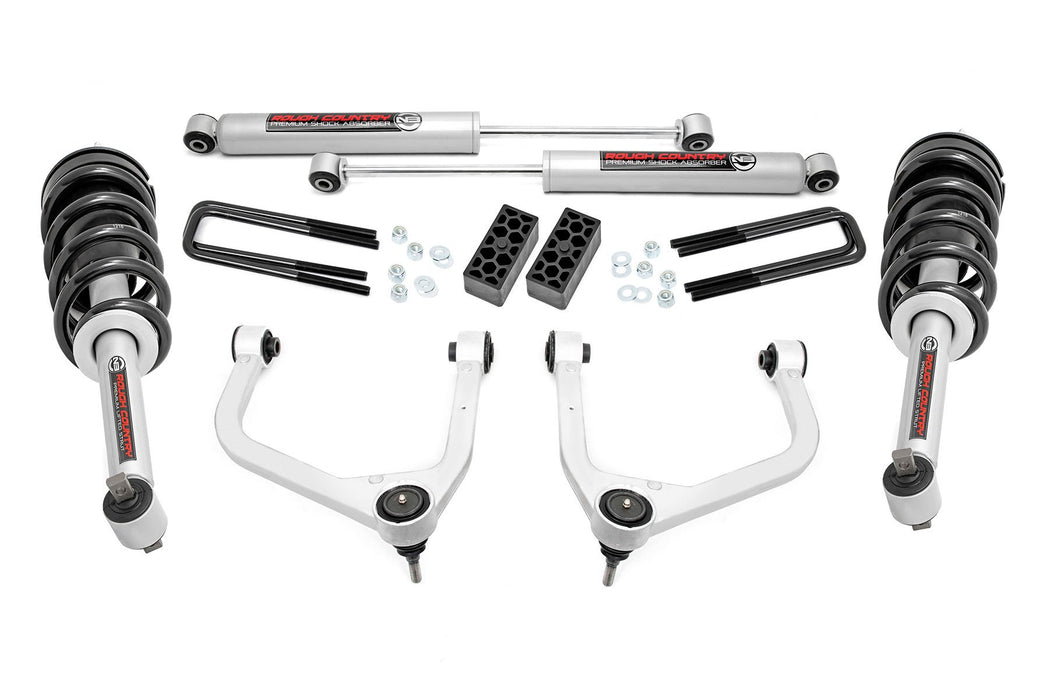 Rough Country 3.5 Inch Lift Kit - N3 Struts | Chevy Silverado 1500 2WD/4WD (2019-2024 &amp; Classic)