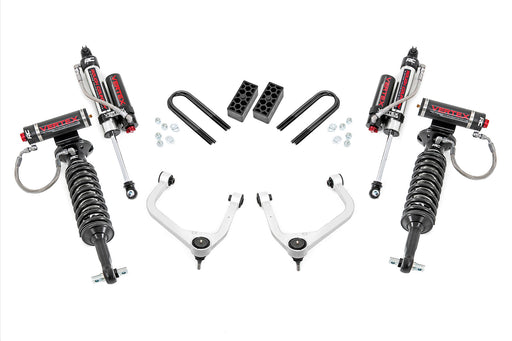 Rough Country 3.5 Inch Lift Kit, Vertex, Rear Mono Leaf, Chevy Silverado 1500 (2022-2024)