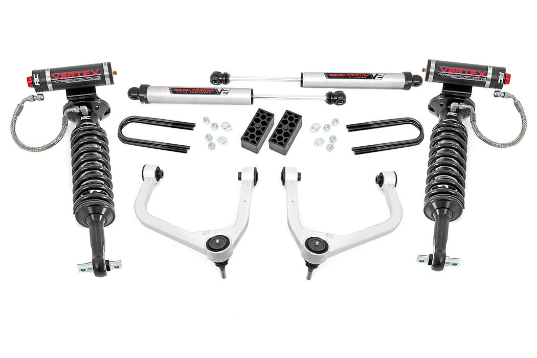 Rough Country 3.5 Inch Lift Kit - Vertex/V2 - Rear Mono Leaf | Chevy Silverado 1500 (22-24)
