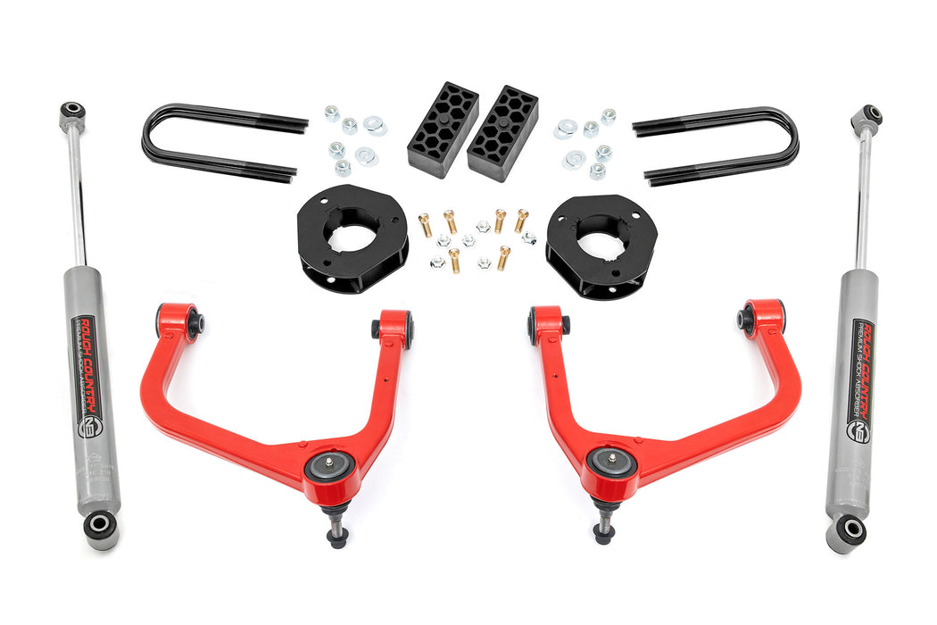 Rough Country 3.5 Inch Lift Kit - Rear Mono Leaf | Chevy Silverado 1500 2WD/4WD (2022-2024)