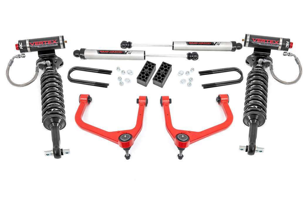 Rough Country 3.5 Inch Lift Kit - Vertex/V2 - Rear Mono Leaf | Chevy Silverado 1500 (22-24)