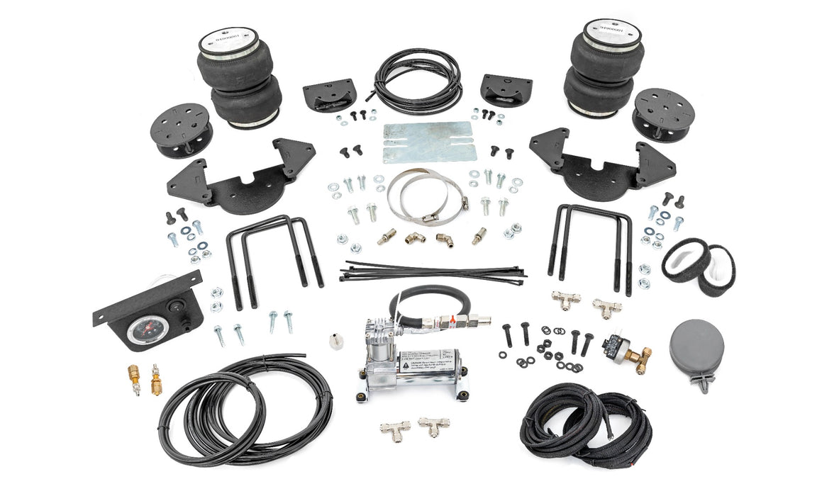 Rough Country Air Spring Kit w/compressor - 2-3.5 Inch Lift Kit | Chevy/GMC Sierra/Silverado 1500 (19-25)