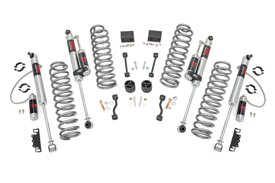 Rough Country 2.5 Inch Lift Kit - Coils - M1R | Jeep Wrangler Unlimited 4WD (2018-2023) | P/N 66644
