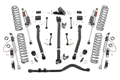 Rough Country 3.5 Inch Lift Kit, Adj LCA, FR D/S, M1R, Jeep Wrangler JL Rubicon 4WD (2018-2023)