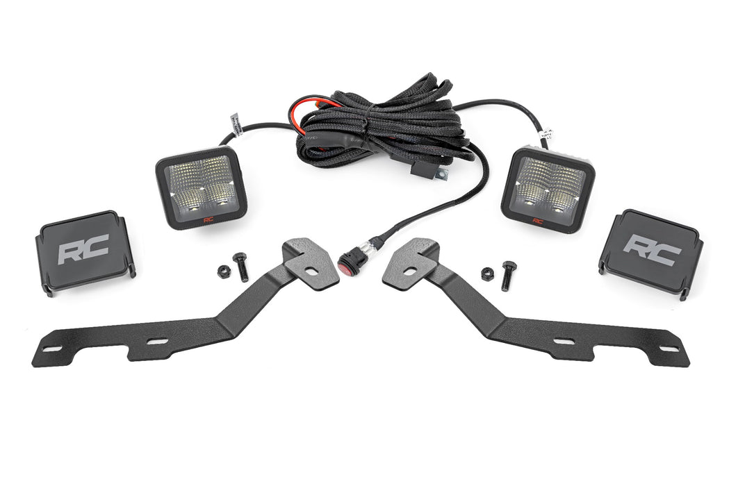 LED Light Kit - Ditch Mount - 2 inch Spectrum Pair - Spot - Ram 1500 (19-25)