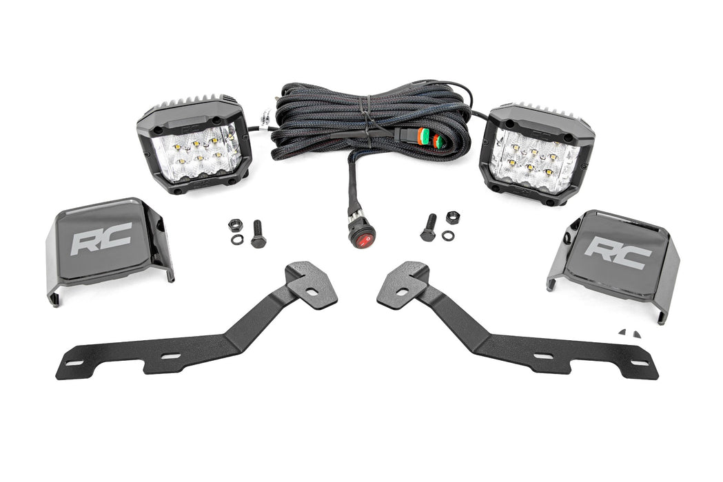 LED Light Kit - Ditch Mount - 3 inch OSRAM - Wide - Ram 1500 2WD/4WD (2019-2025)