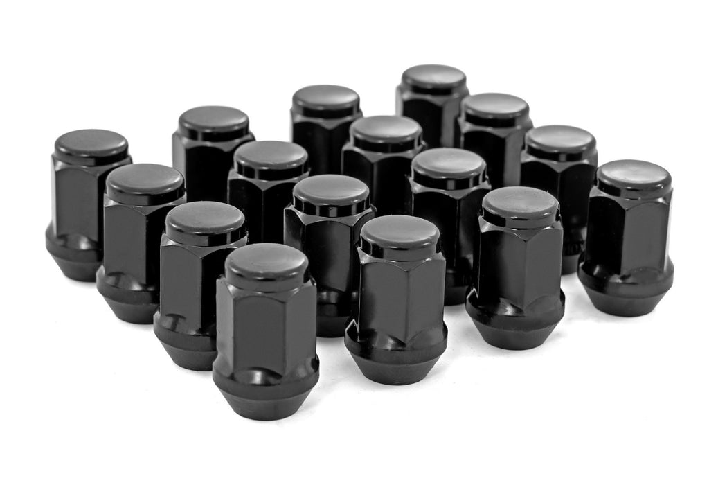 Rough Country Lug Nut Set - M10x1.25 - 16 Qty - Black