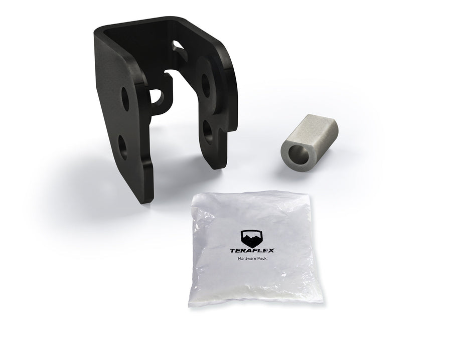 TeraFlex Track Bar Bracket Kit Front Lower 4.5 Inch Lift, Jeep Wrangler JK / Gladiator JT (2007-2025)