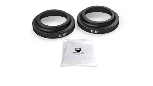 TeraFlex 0.5 Inch Bump Stop Strike Pad Shim Kit Rear Upper, Jeep Wrangler JK / Gladiator JT (2007-2025)