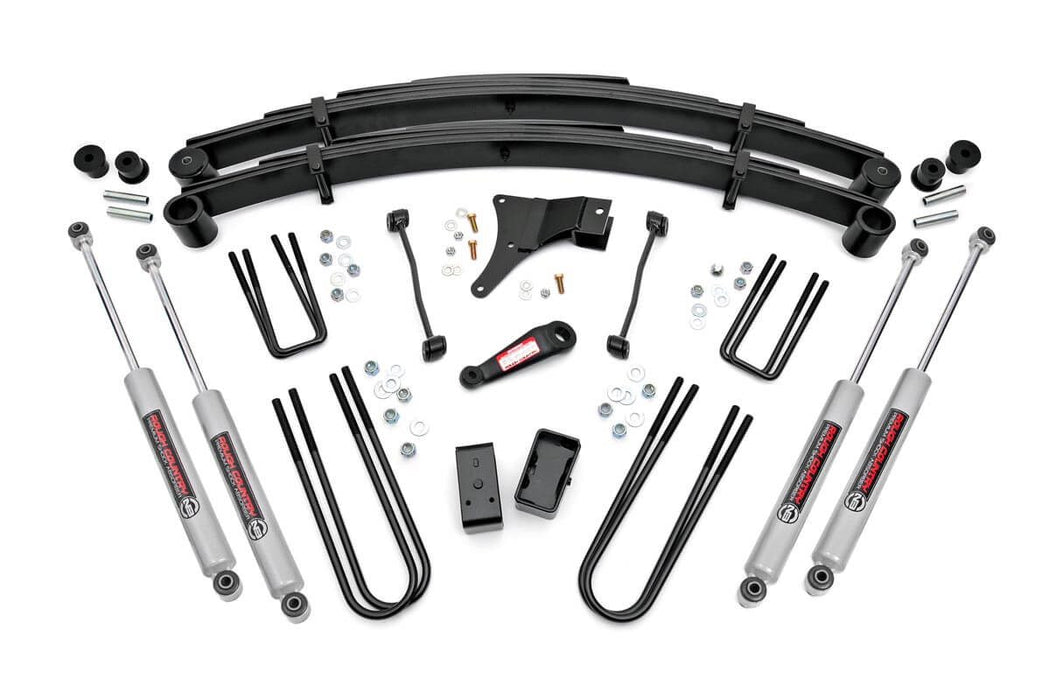 Rough Country 4 Inch Lift Kit - Rear Blocks | Ford F-250/F-350 Super Duty 4WD (1999)