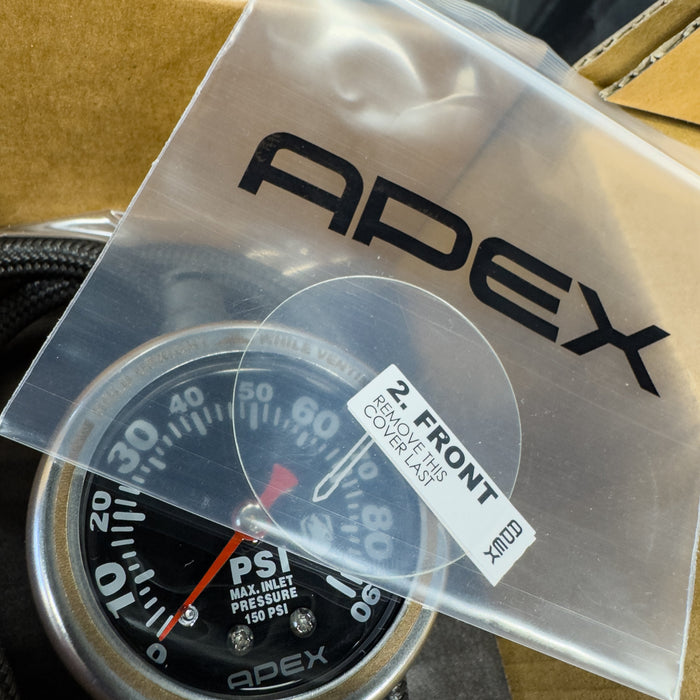 APEX Designs Gauge Lens Protector | P/N X02-08-013