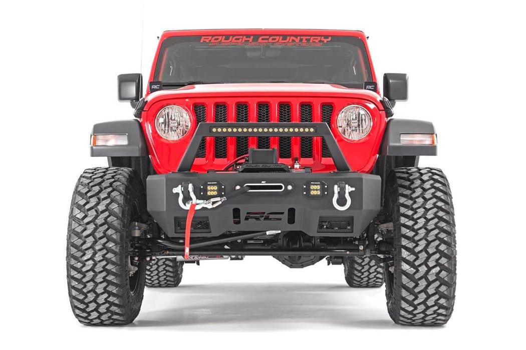 Rough Country 3.5 Inch Lift Kit - Adj Lower - FR D/S - M1 | Jeep Wrangler JL 4WD (18-23)