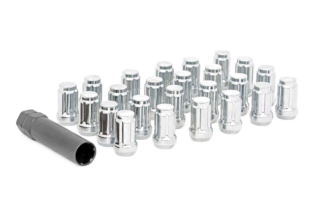 Rough Country Lug Nut Set - 1/2x20 - 24 Qty - Chrome