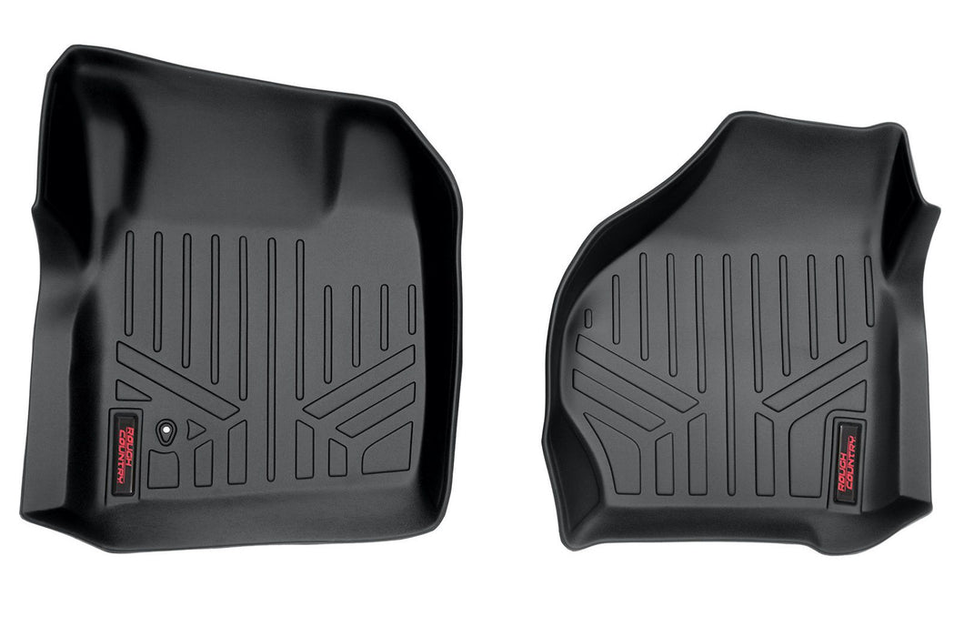 Rough Country Floor Mats, Front, Super/Crew Cab, Ford F-250/F-350 Super Duty (1999-2007)
