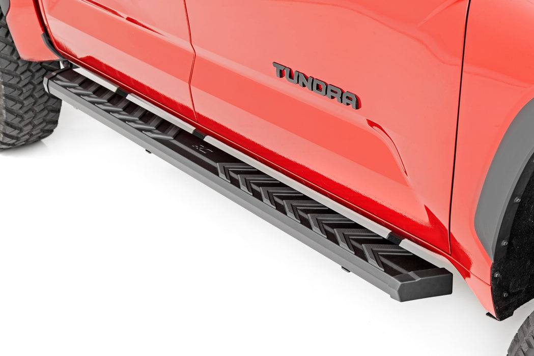 Rough Country BA2 Running Boards, Side Step Bars, Toyota Tundra 2WD/4WD (2022-2026), view 3