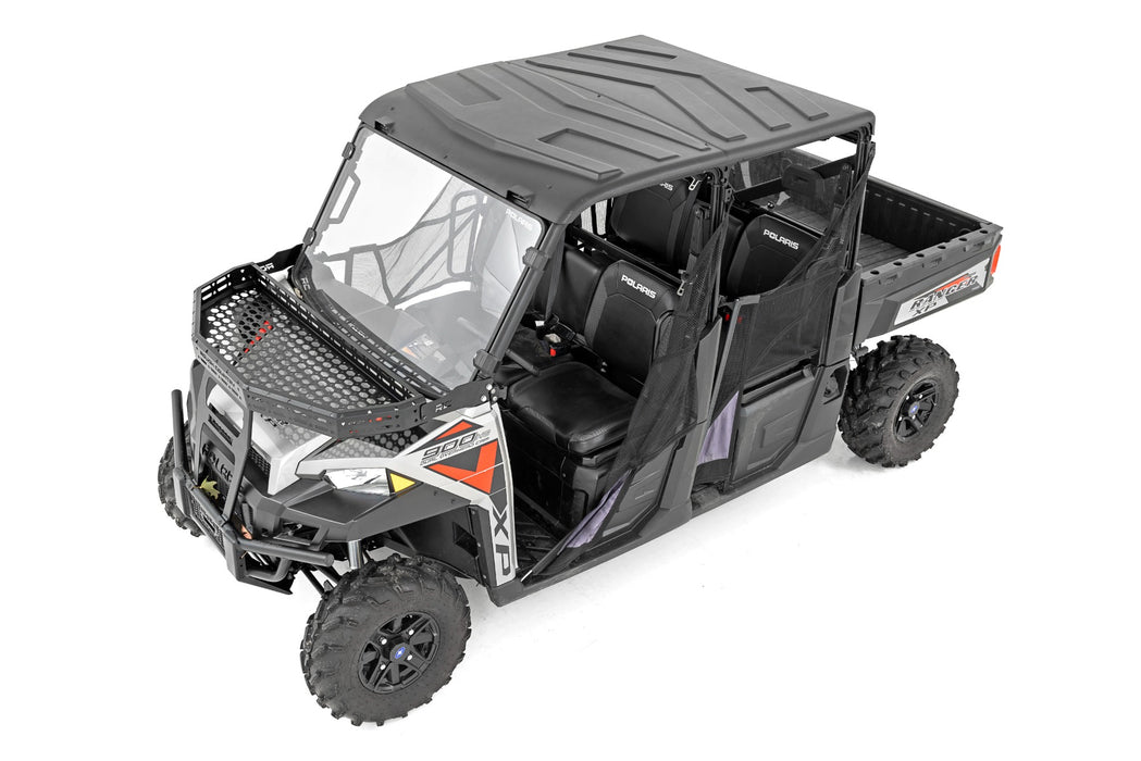Rough Country Front Cargo Rack - 6" Black Slimline | Polaris Ranger XP 900/Ranger XP 1000