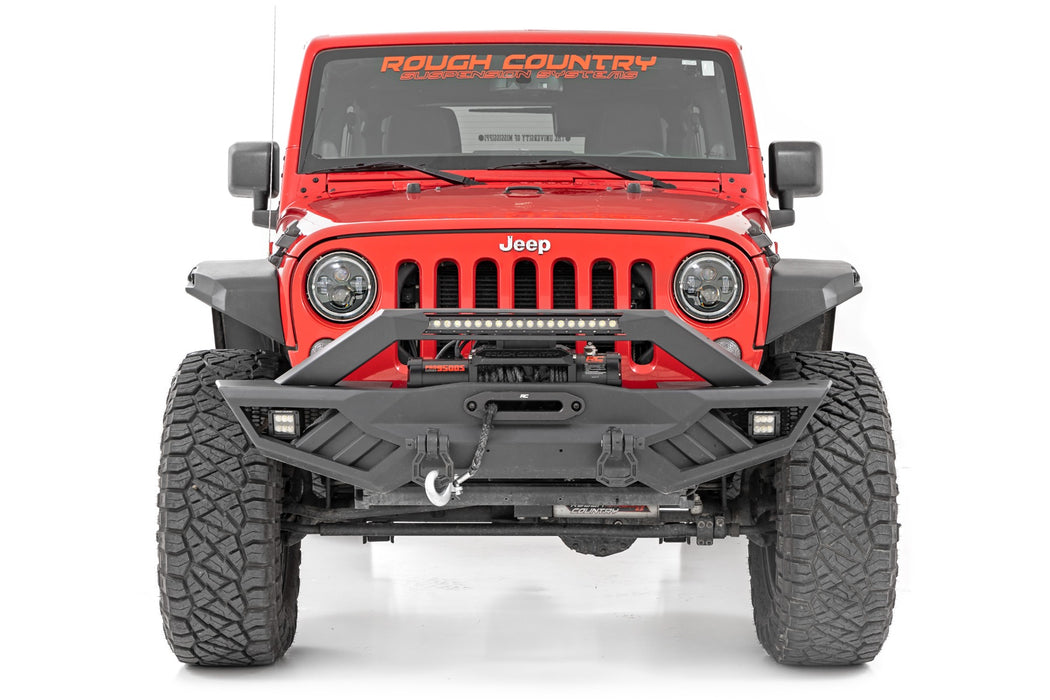 Rough Country High Clearance LED Flat Fender Flare Kit - UV Treated | Jeep Wrangler JK (07-18)