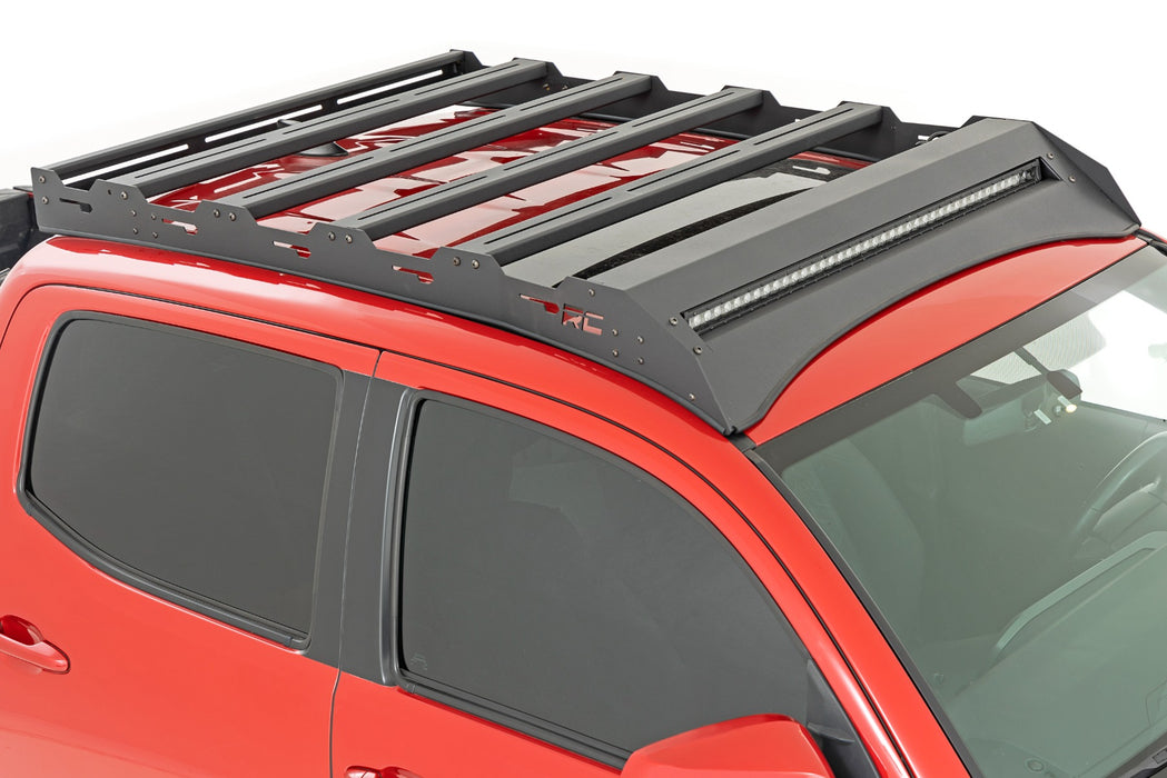 Rough Country Roof Rack - Front LED Lights | Toyota Tacoma 2WD/4WD (2005-2023)
