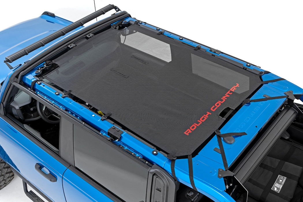Mesh Bikini Top Plus - Black - Ford Bronco 4WD (2021-2024)