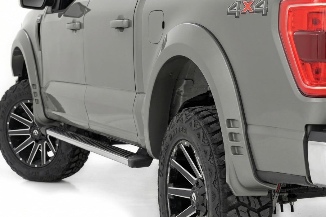 Rough Country Fender Flares - SF1 - T9 Marsh Gray | Ford F-150 2WD/4WD (2021-2026)