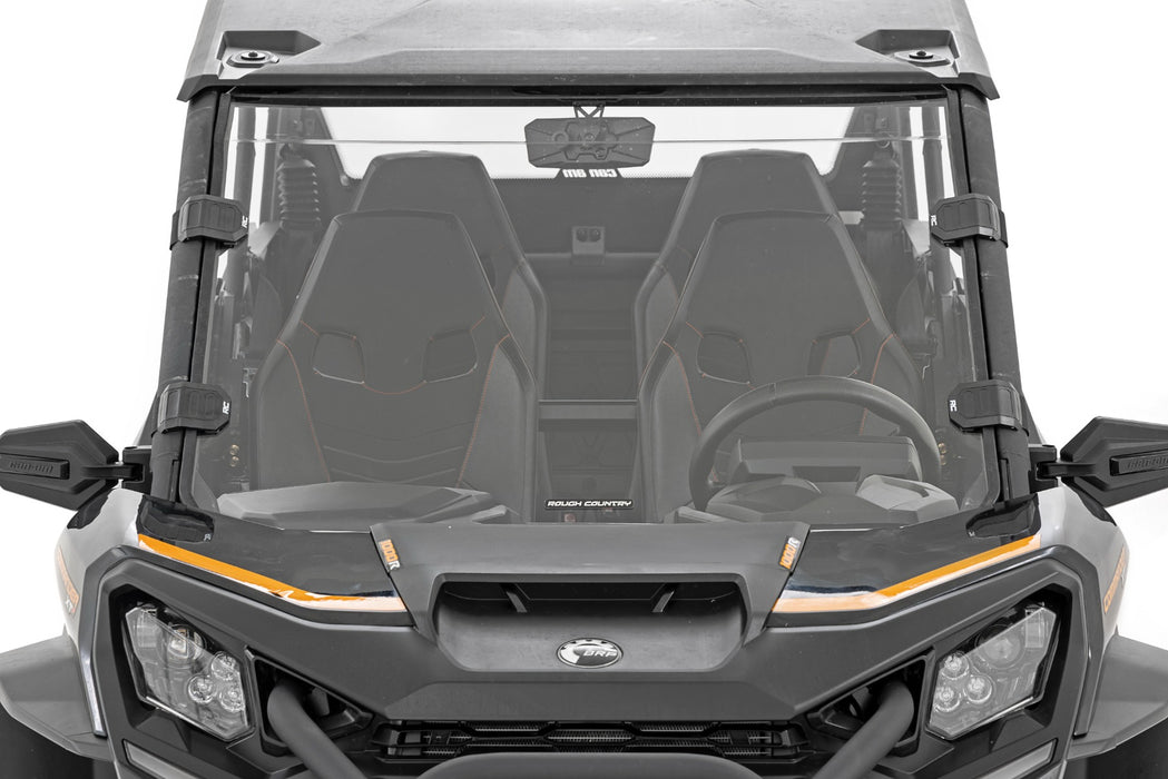 Rough Country Full Windshield - Scratch Resistant | Can-Am Commander 1000R