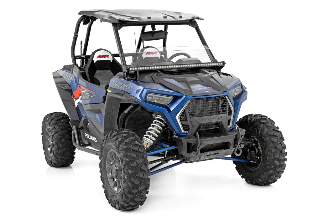 Rough Country LED Light Kit - Front Mount - 40" Black Single Row | Polaris RZR XP 1000