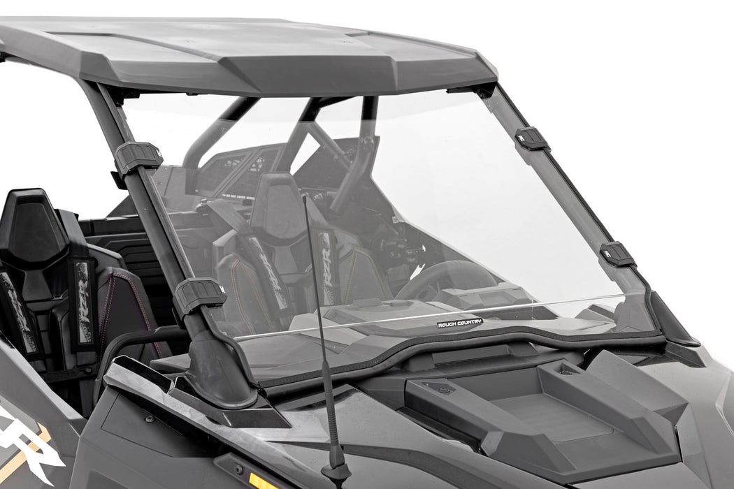 Rough Country Full Windshield - Scratch Resistant | Polaris RZR Turbo R 4