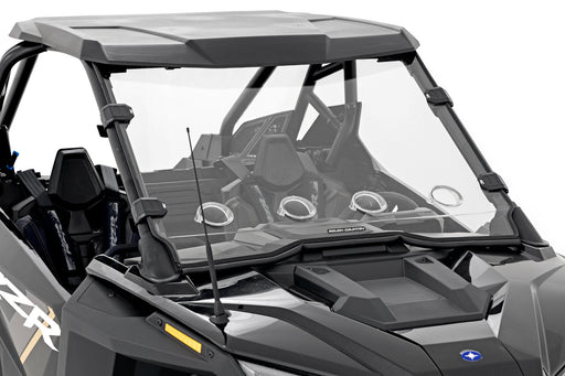 Rough Country Vented Full Windshield, Scratch Resistant, Polaris RZR Turbo R
