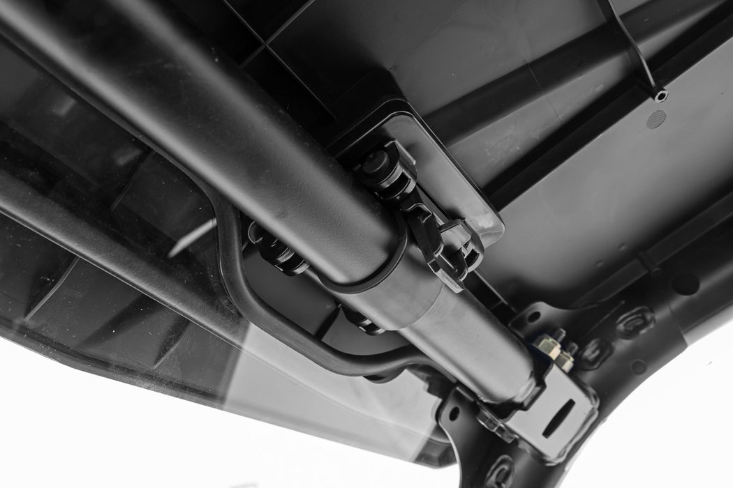Rough Country Vented Full Windshield - Scratch Resistant | Polaris RZR Turbo R