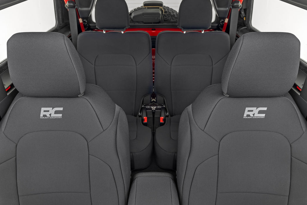 Rough Country Seat Covers - Bucket Seats - FR &amp; RR | Ford Bronco (2 Door) 4WD (2021-2025)