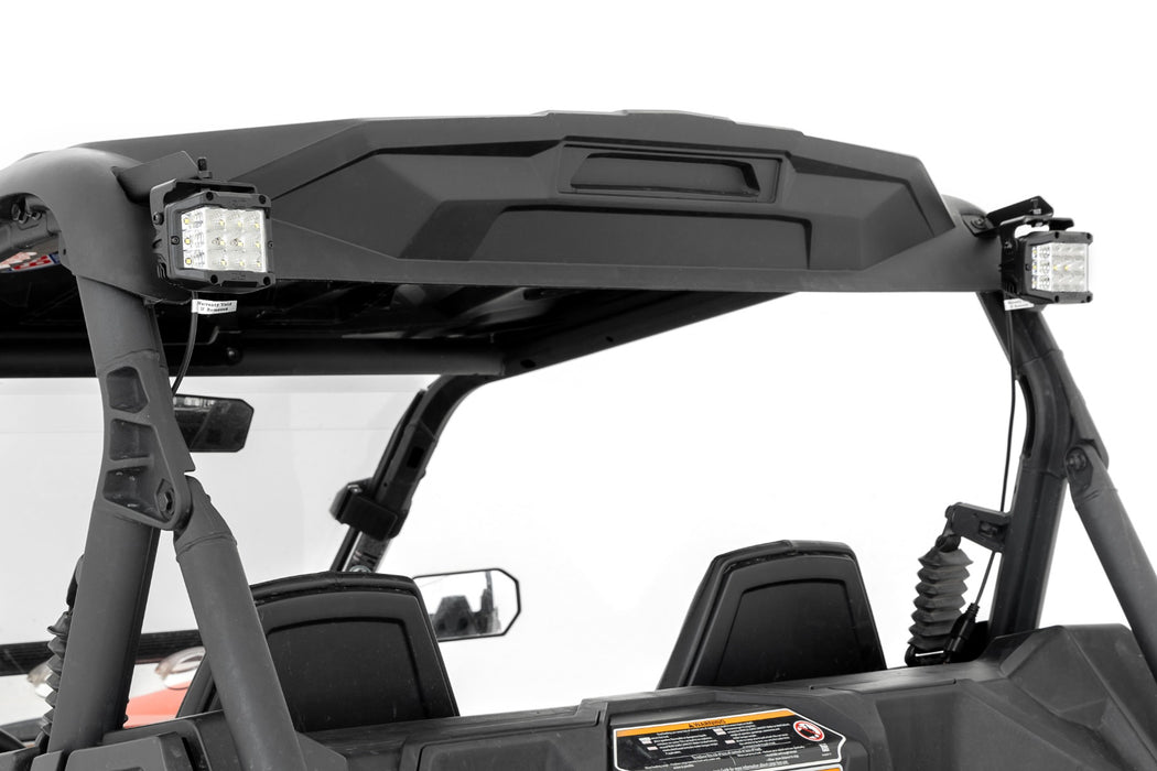 Rough Country LED Light Kit - Rear Mount - 2" Black Pair - Spot | Can-Am Maverick Sport 1000R