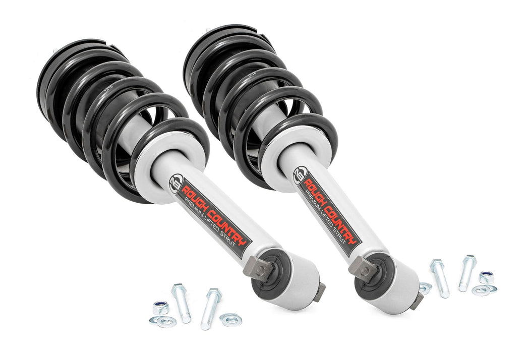 Rough Country Loaded Strut Pair, 6 Inch, Chevy/GMC 1500 Truck & SUV (2007-2014)