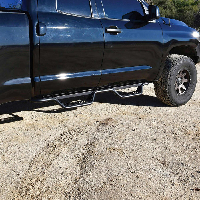 Westin Outlaw Drop Nerf Step Bars | Textured Black | Toyota Tundra (2007-2021) | P/N 20-13245, view 11