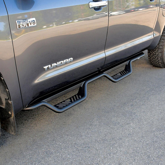Westin Outlaw Drop Nerf Step Bars | Textured Black | Toyota Tundra (2007-2021) | P/N 20-13255, view 7