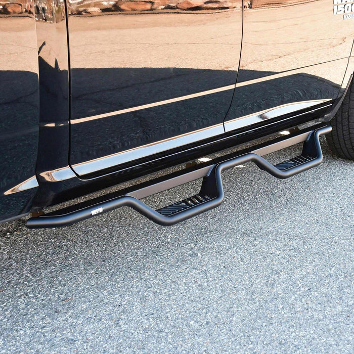 Westin Outlaw Drop Nerf Step Bars | Textured Black | P/N 20-13565, view 8
