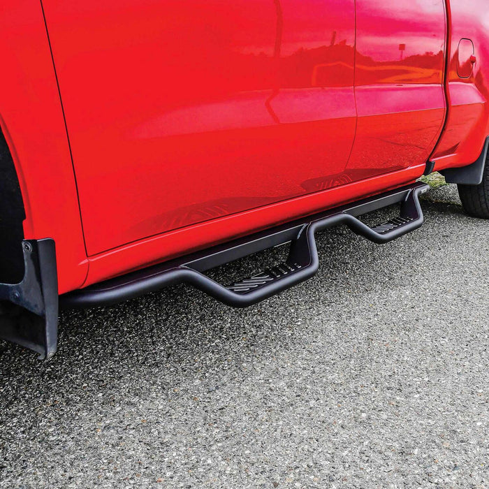 Westin Outlaw Drop Nerf Step Bars | Textured Black | P/N 20-13715, view 8