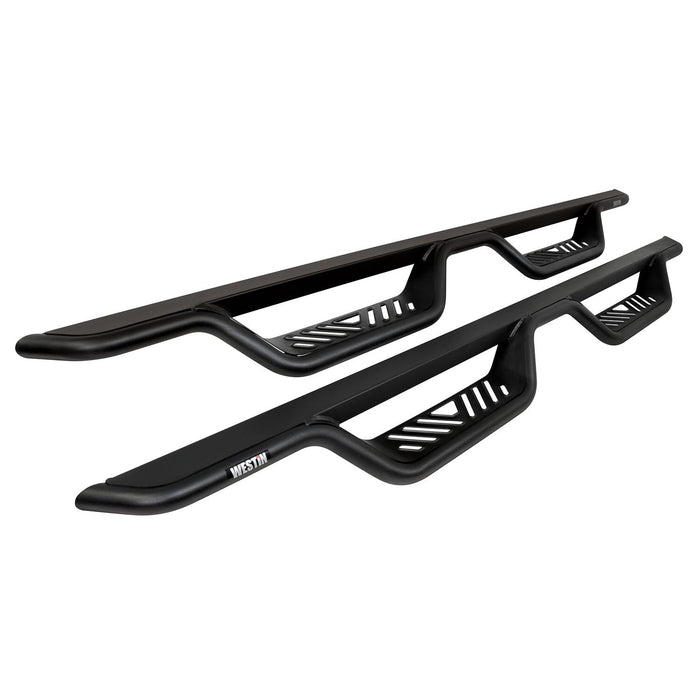 Westin Outlaw Drop Nerf Step Bars | Textured Black | P/N 20-13935