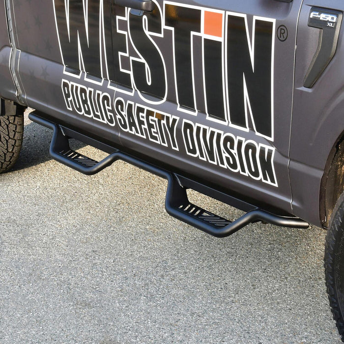 Westin Outlaw Drop Nerf Step Bars | Textured Black | P/N 20-13945, view 10